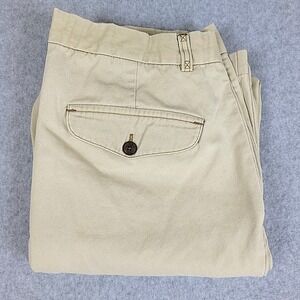 Tommy Bahama Khaki Pants Men's 34X29 Relax Fit Beige Straight Hawaiian Beach
